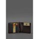 Чоловіче шкіряне портмоне коричневий 1.0 затискач для грошей Blanknote BN-PM-1-choko