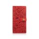 Дизайнерский кожаный тревел-кейс с красной матовой кожи, коллекция "Let's Go Travel"