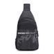 Мужской рюкзак через плечо Monsen C17036bl-black из текстиля с карманами и регулируемым ремнем
