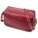 Интересная женская сумка с двумя ремнями из натуральной кожи Vintage 22274 Бордовый