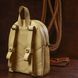 Летний женский рюкзак из натуральной кожи Shvigel 16322 Желтый