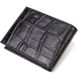 Модний гаманець для чоловіків з натуральної шкіри з тисненням під крокодила CANPELLINI 21925 Чорний