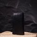 Вертикальный бумажник для мужчин из натуральной кожи ST Leather 19420 Черный