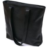 Шкіряна універсальна жіноча сумка Shvigel 16354 Чорний фото