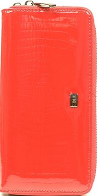Чудовий жіночий шкіряний гаманець з натуральної шкіри De Loris 10145, Червоний