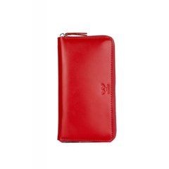 Натуральне шкіряне портмоне Keeper zip червоний Blanknote TW-Keeper-zip-2-red-ksr