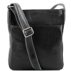JASON - Мужская кожаная сумка через плечо Tuscany Leather TL141300 (Черный)