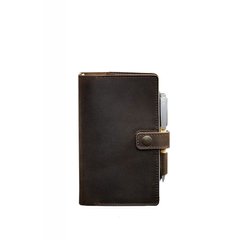 Натуральный кожаный блокнот (Софт-бук) 4.0 темно-коричневый Blanknote BN-SB-4-o