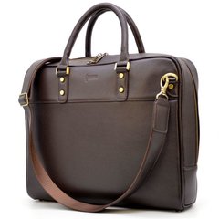 Чоловіча сумка-портфель з натуральної шкіри TC-4765-4lx TARWA Коричневий