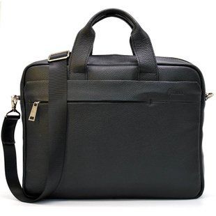 Кожаная сумка для ноутбука TARWA FA-0250-4lx Черный