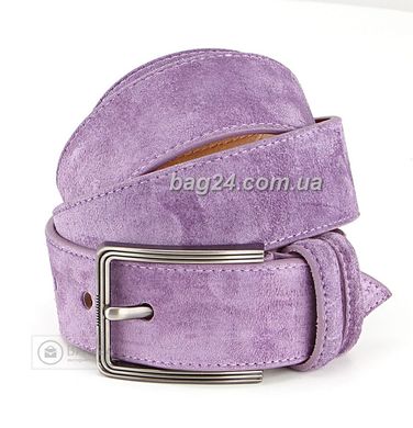 Креативний замшевий ремінь фіолетового кольору Accessory Collection, Фіолетовий