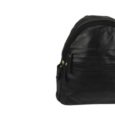 Жіночий шкіряний рюкзак чорного кольору NM20-W775A Чорний