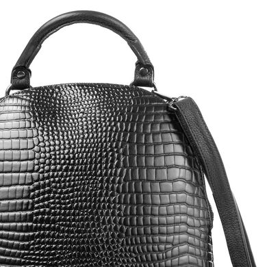 Женский кожаный рюкзак DESISAN (ДЕСИСАН) SHI6001-633 Черный