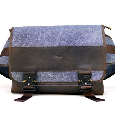 Ексклюзивна чоловіча сумка через плече RK-1737-4lx бренд TARWA Коричневий