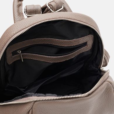 Шкіряний жіночий рюкзак Ricco Grande 1l976taupe-taupe