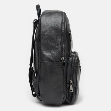 Чоловічий шкіряний рюкзак Borsa Leather K12626-black