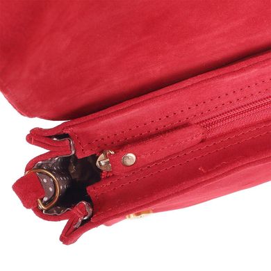 Женская кожаная сумка-клатч LASKARA (ЛАСКАРА) LK-DD220A-red Красный