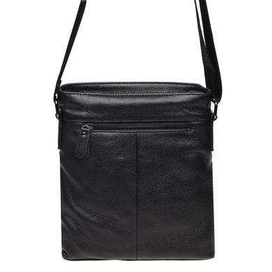 Мужская кожаная сумка через плечо Borsa Leather K17801-black
