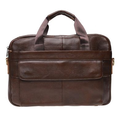 Чоловіча сумка шкіряна Borsa Leather 1t9036-brown