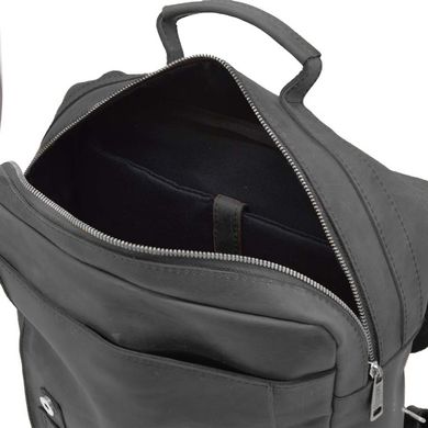 Сумка рюкзак для ноутбука из лошадиной кожи TARWA RA-3420-3md Черный