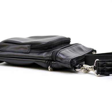 Компактна сумка з натуральної шкіри GA-1342-3md від бренду TARWA Чорний