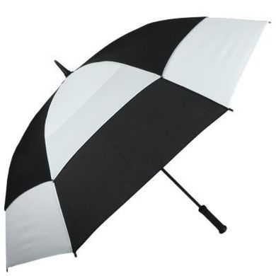 Зонт-трость противоштормовой мужской механический FULTON (ФУЛТОН) FULS669-Black-White Черный