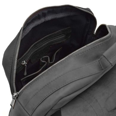 Сумка рюкзак для ноутбука из лошадиной кожи TARWA RA-3420-3md Черный