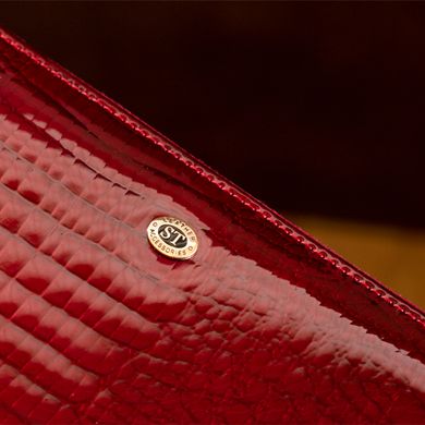 Гаманець жіночий ST Leather 18400 (S4001A) шкіряний Бордовий