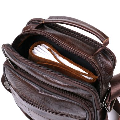 Мужская сумка из натуральной кожи Vintage 20450 Коричневый