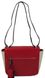 Невелика жіноча шкіряна сумка Giorgio Ferretti червона з бежевим