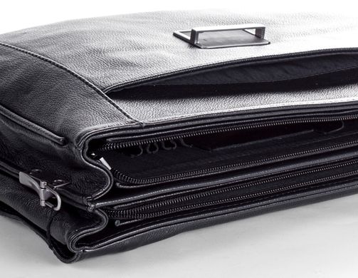 Многофункциональный мужской кожаный портфель ETERNO ETMS4165, Черный