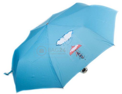 Компактна жіноча парасолька, механічна AIRTON Z3512-1, Блакитний