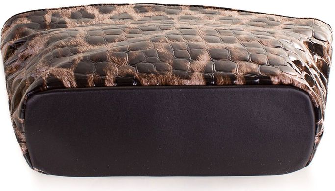 Яскрава жіноча сумочка-клатч з натуральної шкіри ETERNO ET85168-10, Коричневий