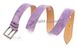 Креативный замшевый ремень фиолетового цвета Accessory Collection, Фиолетовый