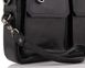 Горизонтальная сумка через плечо кожаная Tiding Bag 720A Черный