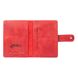Шкіряне портмоне для паспорта / ID документів HiArt PB-02/1 Shabby Red Berry "Mehendi Art"