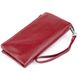 Кошелек-клатч из кожи с карманом для мобильного ST Leather 19311 Бордовый