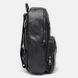 Чоловічий рюкзак з натуральної шкіри Borsa Leather K12626, чорний, практичний та стильний