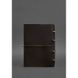 Натуральный кожаный блокнот А4 на кольцах (софт-бук) 9.0 в мягкой обложке коричневый Blanknote BN-SB-9-A4-soft-choko