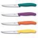 Набор ножей для стейка и пиццы с подставкой Victorinox SWISS CLASSIC Steak Pizza 6.7126.4C1 Оранжевый Желтый Зеленый Фиолетовый