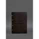 Натуральный кожаный блокнот А4 на кольцах (софт-бук) 9.0 в мягкой обложке коричневый Blanknote BN-SB-9-A4-soft-choko