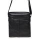 Чоловіча шкіряна сумка через плече Borsa Leather K17801-black