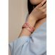 Натуральный кожаный браслет косичка розовый Blanknote BN-BR-1-pink
