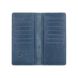 Голубой бумажник с натуральной матовой кожи на 14 карт, коллекция "Let's Go Travel"