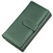 Кожаный кошелек с монетницей ST Leather 18879 Зеленый