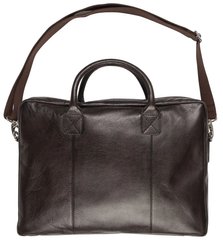 Шкіряна сумка для ноутбука 15,6 дюймів Livergy коричнева
