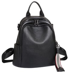 Черный кожаный рюкзак городского формата Olivia Leather NWBP27-8085A-BP Черный