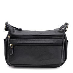 Женская кожаная сумка Keizer K1503bl-black