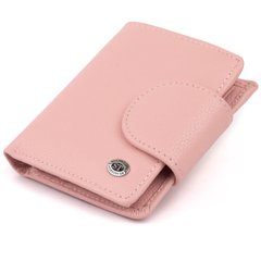 Маленький гаманець з монетницьою ззаду жіночий ST Leather 19267 Рожевий