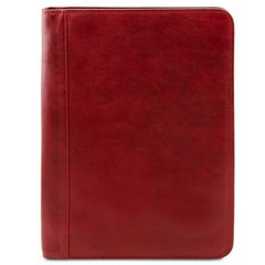 Папка для документов (портфолио) кожаная Tuscany Leather TL141294 Ottavio (Красный)